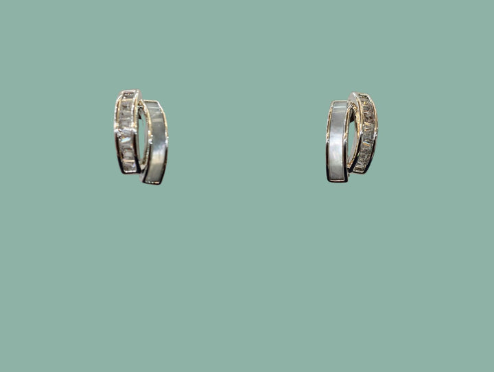 Chic Shimmer Hoops